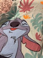 Serviette de plage Disney Stitch 70x130 motif bleu bon état
