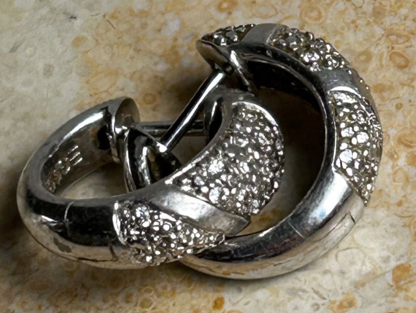 Esprit Orecchini pendenti & Orecchini a lobo: Esprit Kreolen in Silber (1.5cm) – Usato da Laufen venduto da Bellebellezza
