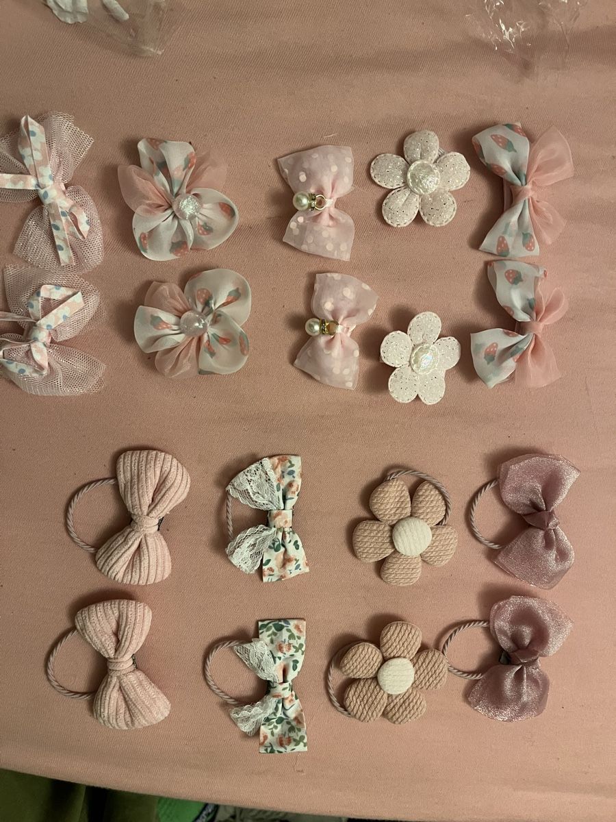 Accessori per capelli: Haarschmuck Set Kinder Bogen Blumen Rosa NEU – Nuovo e nell'imballaggio originale da Olten venduto da sae_82z2 7
