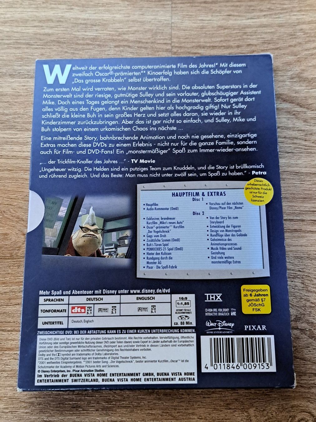 Tutti i DVDs: DVD Die Monster AG, 2-Disc Deluxe Edtion – Nuovo (secondo la descrizione) da Unterseen venduto da Kanica 2