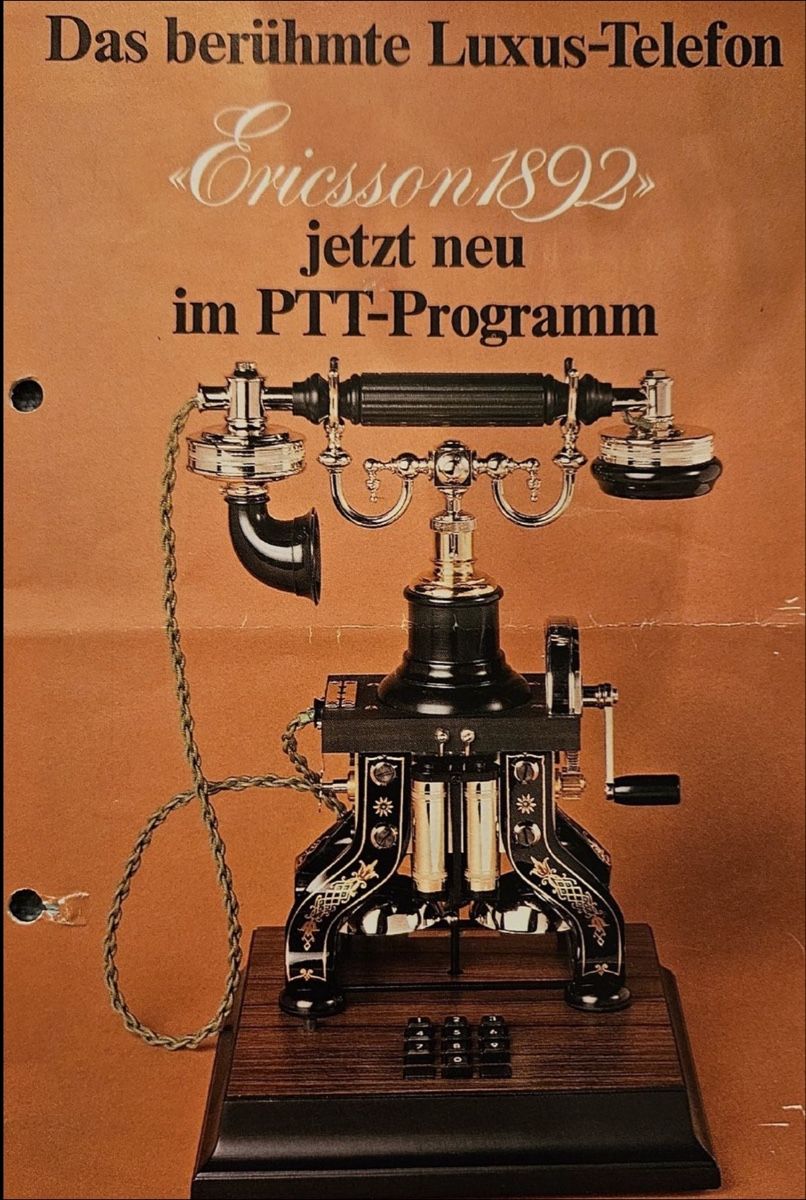 Telefoni: Ericsson 1892 Telefon mit Kurbel antik Telefon – Usato da Winterthur venduto da danyar_1 4