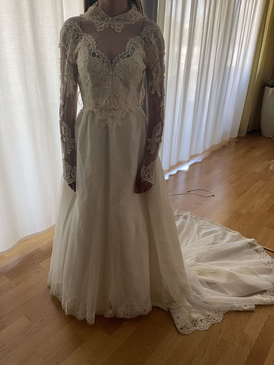Vestiti: Wunderschönes Vintage Brautkleid mit Spitze – Usato da Rüschlikon venduto da Lajniii 2