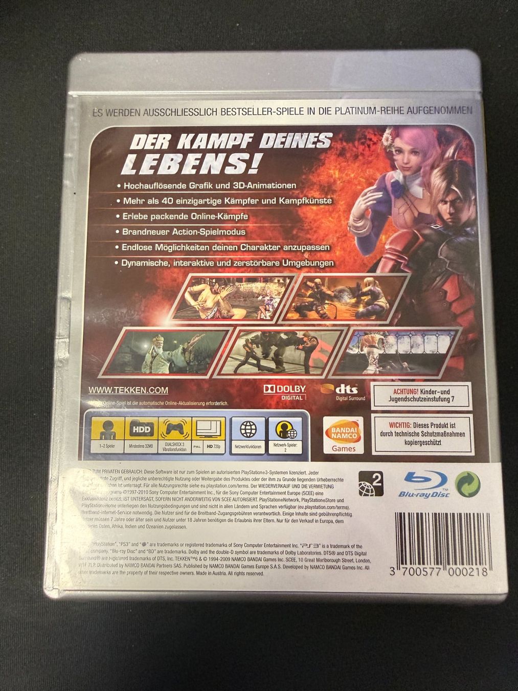 Sony Giochi: Tekken 6 - PS3 – Usato da Pont-de-la-Morge venduto da Darfal 2