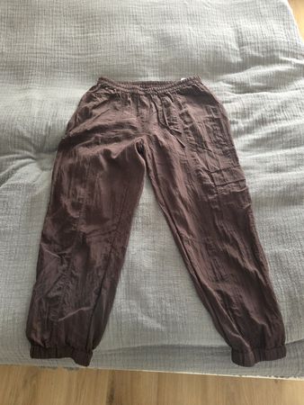 Damen Hose Opus braun mit Taschen und Gummizug bequem