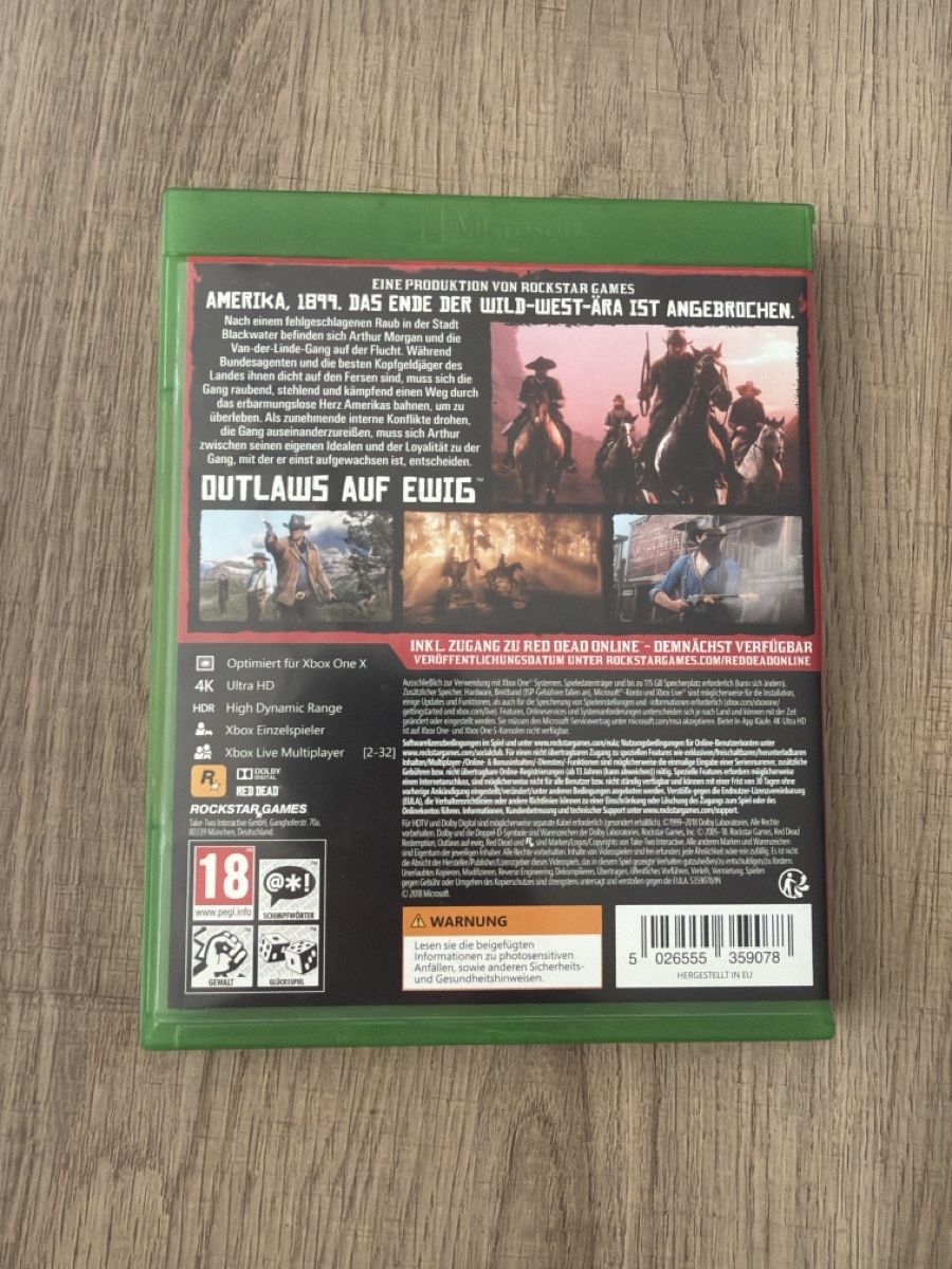 Jeux: Red Dead Redemption 2 Xbox One – D'occasion à Hagendorn par masterchieff 1
