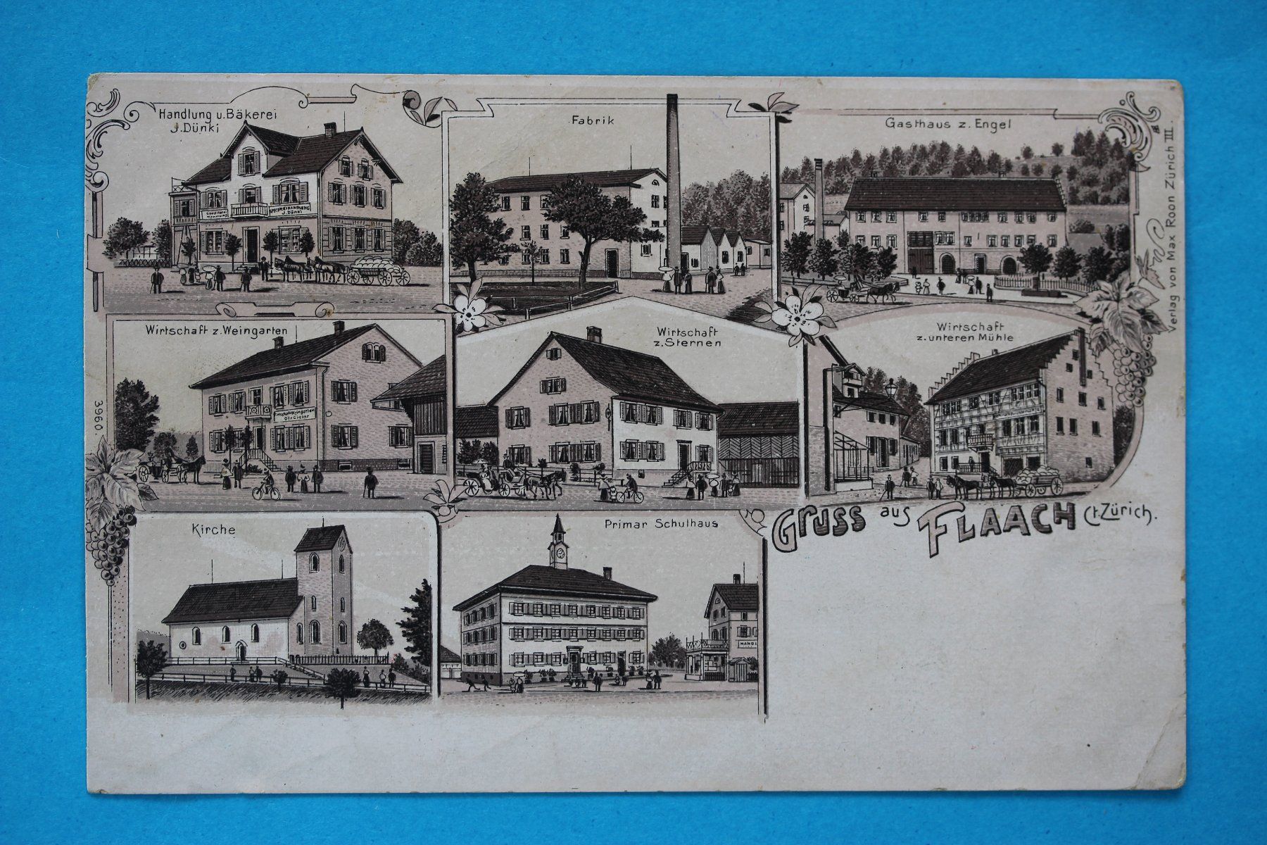 Cartoline postali: FLAACH LITHO AK – Usato da Lotzwil venduto da pirolh