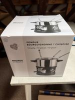 Fondue Bourguignonne/Chinoise Migros 10-teilig neuwertig