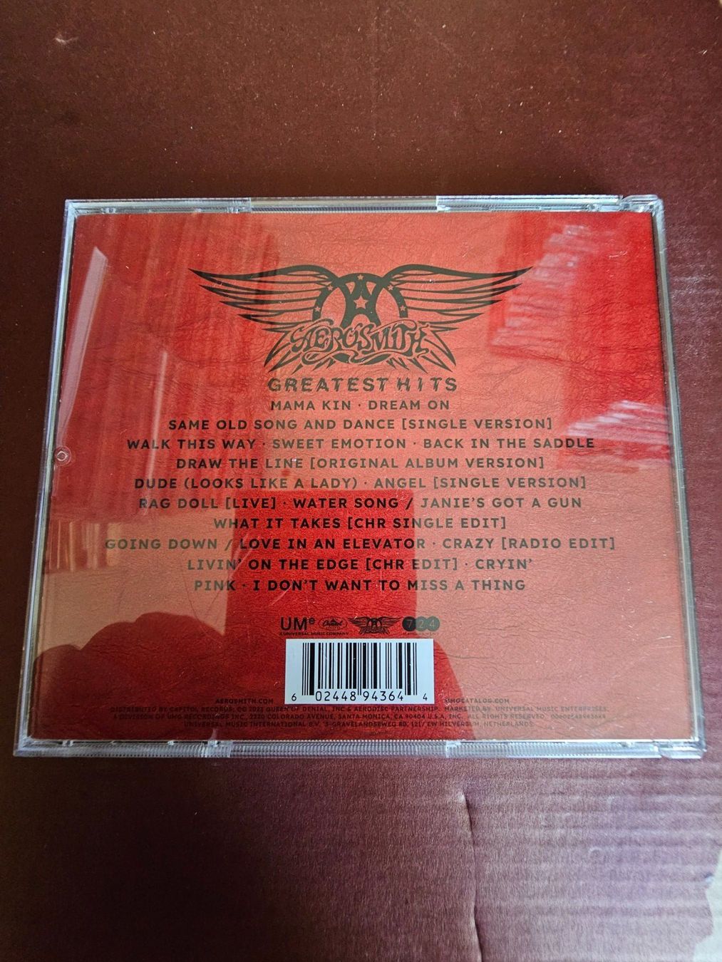 CD: CD - Aerosmith – Greatest Hits – Usato da Biberist venduto da Foolio0 1