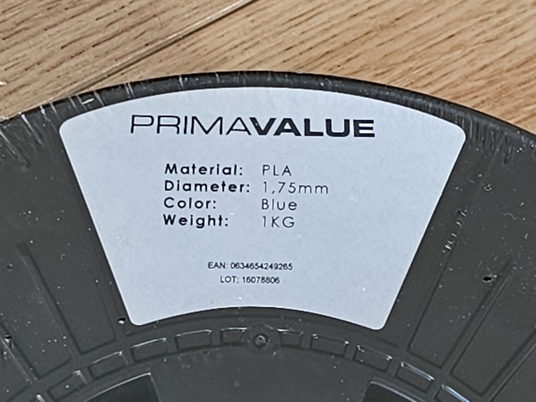 Filamento: PrimaValue PLA - 1.75mm - 1 kg - blue – Nuovo e nell'imballaggio originale da Yvonand venduto da Li_poch 1