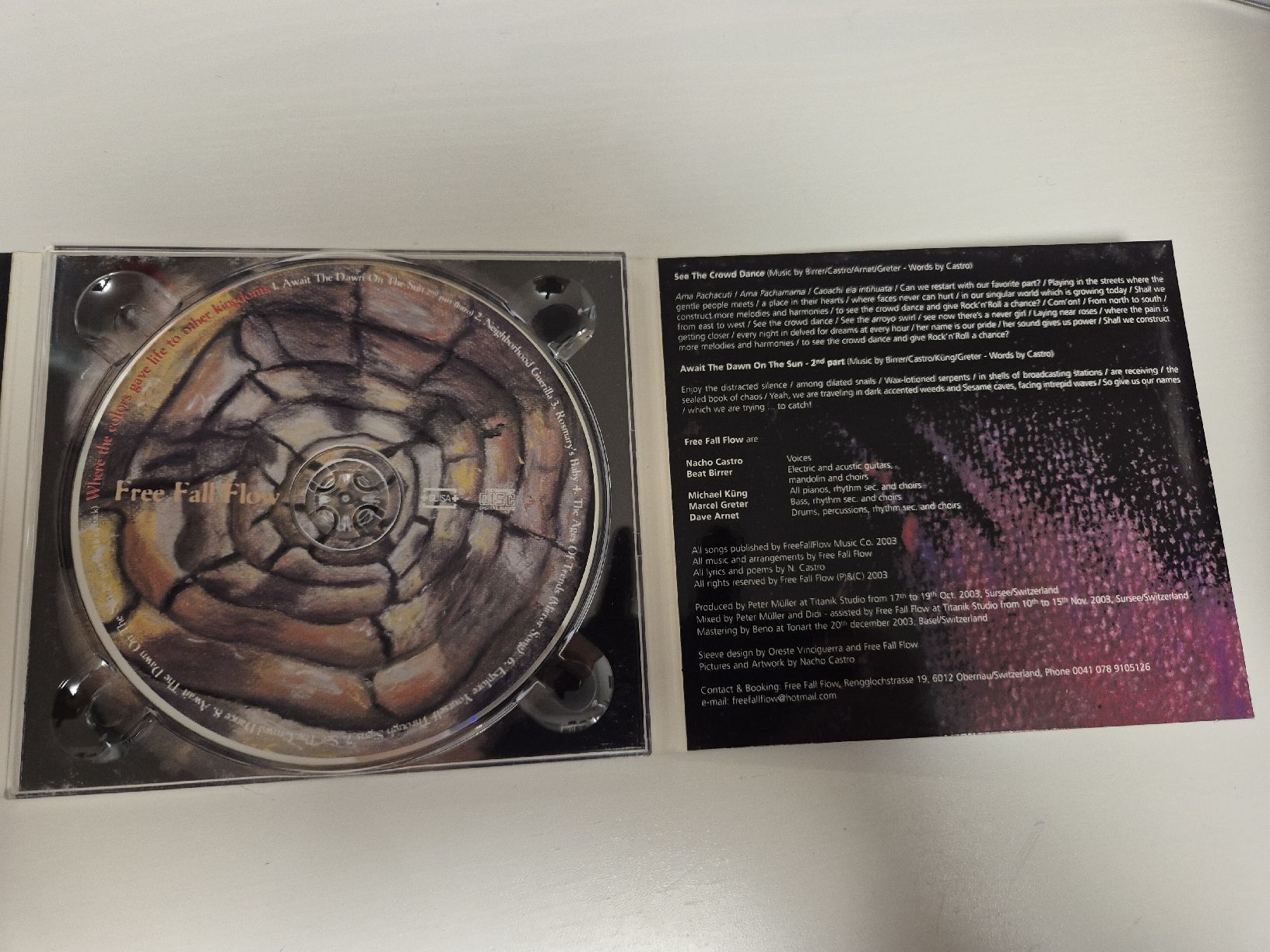 CDs: Free Fall Flow  - Where the colors gave ..CD , CH – Neu (gemäss Beschreibung) aus Uster von newwave0 3
