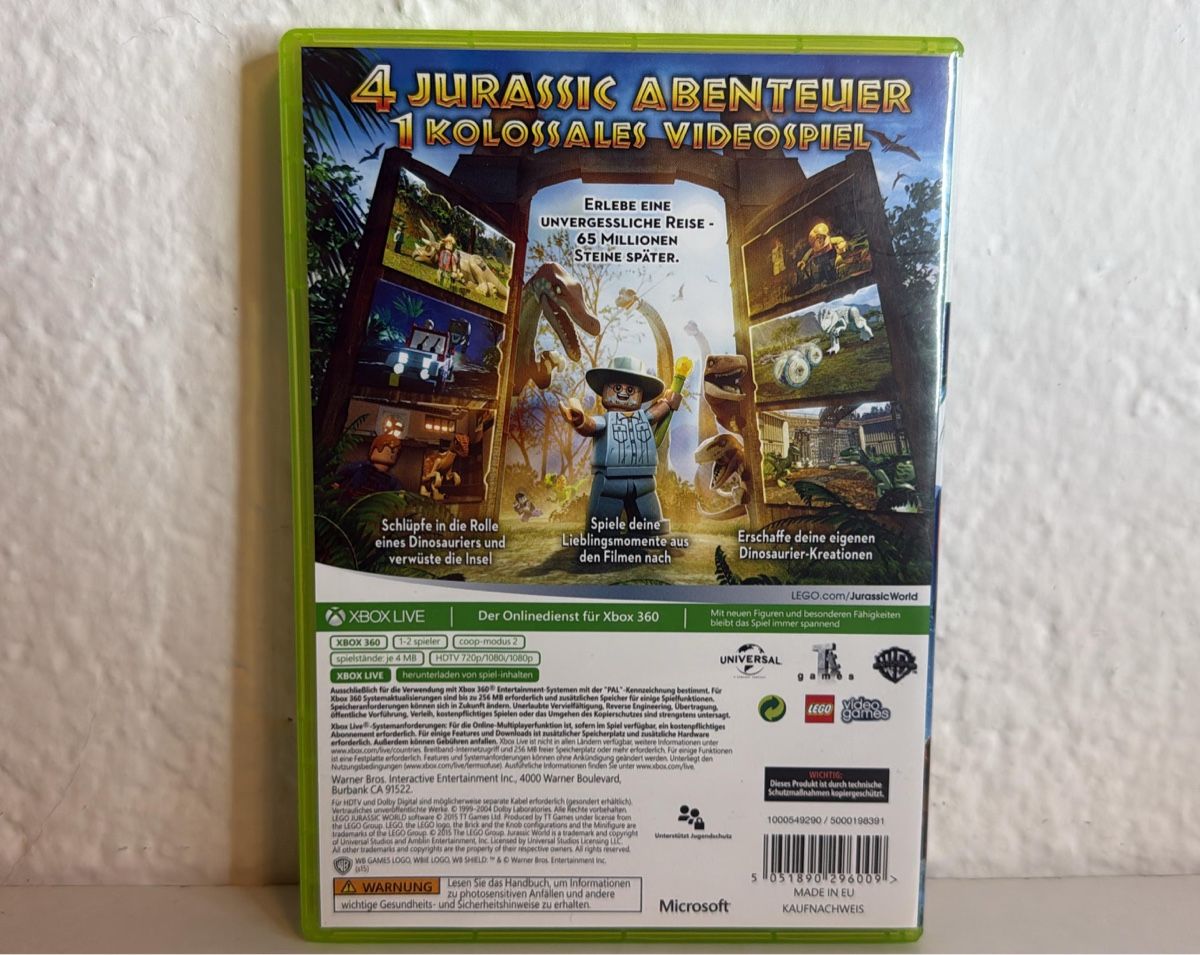 Microsoft Jeux: LEGO Jurassic World - Xbox 360 – D'occasion à Ehrendingen par bubulence 1