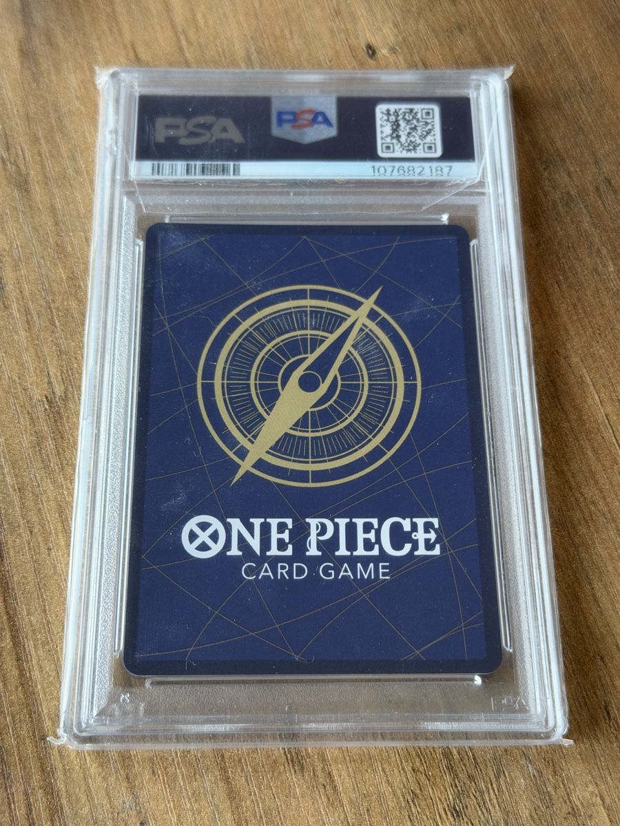 Bandai Carte collezionabili: Carta ONE PIECE OP10 Monkey D. Luffy PSA 10 GEM MT – Nuovo e nell'imballaggio originale da S. Pietro venduto da pap_nd2w 1
