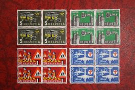 1956: 324-327 4er-Block **