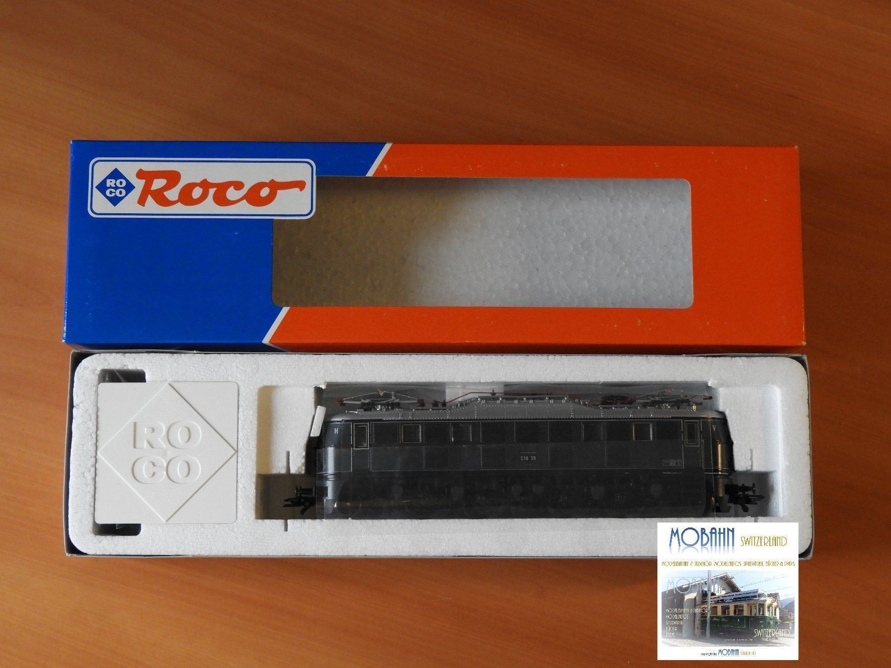 【超歓迎】 39 18 E E-Lok - 43758 Roco der RARITÄT - graublau in DRG 鉄道模型