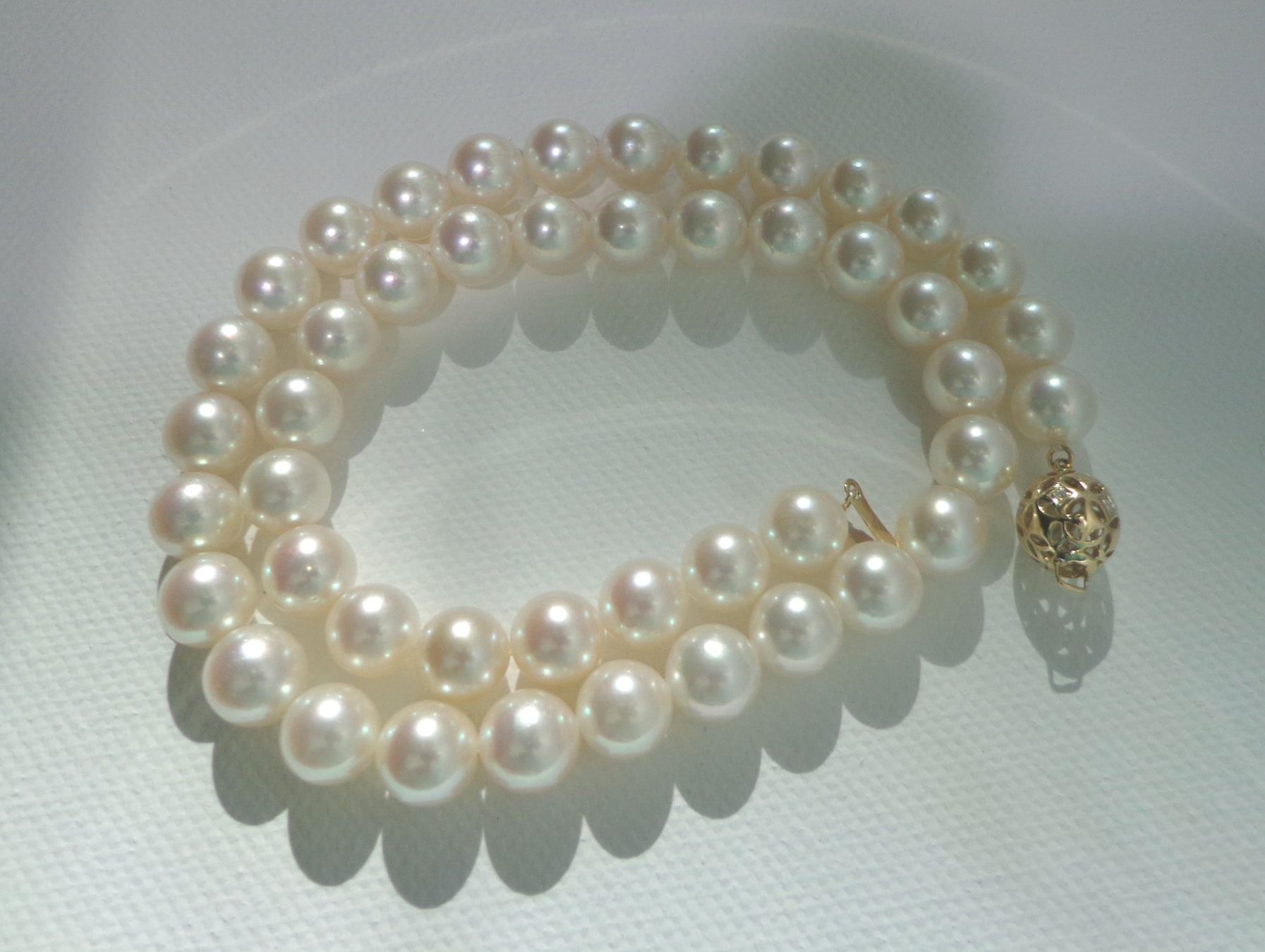 Catenine: Grosse Akoya Perlen Kette  Collier 14KGG – Nuovo (secondo la descrizione) da Steinen venduto da Kleine_sonne 3