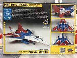Mig-29 "Swifts" Zvezda 1/72 Modellbausatz, Winterprojekt!
