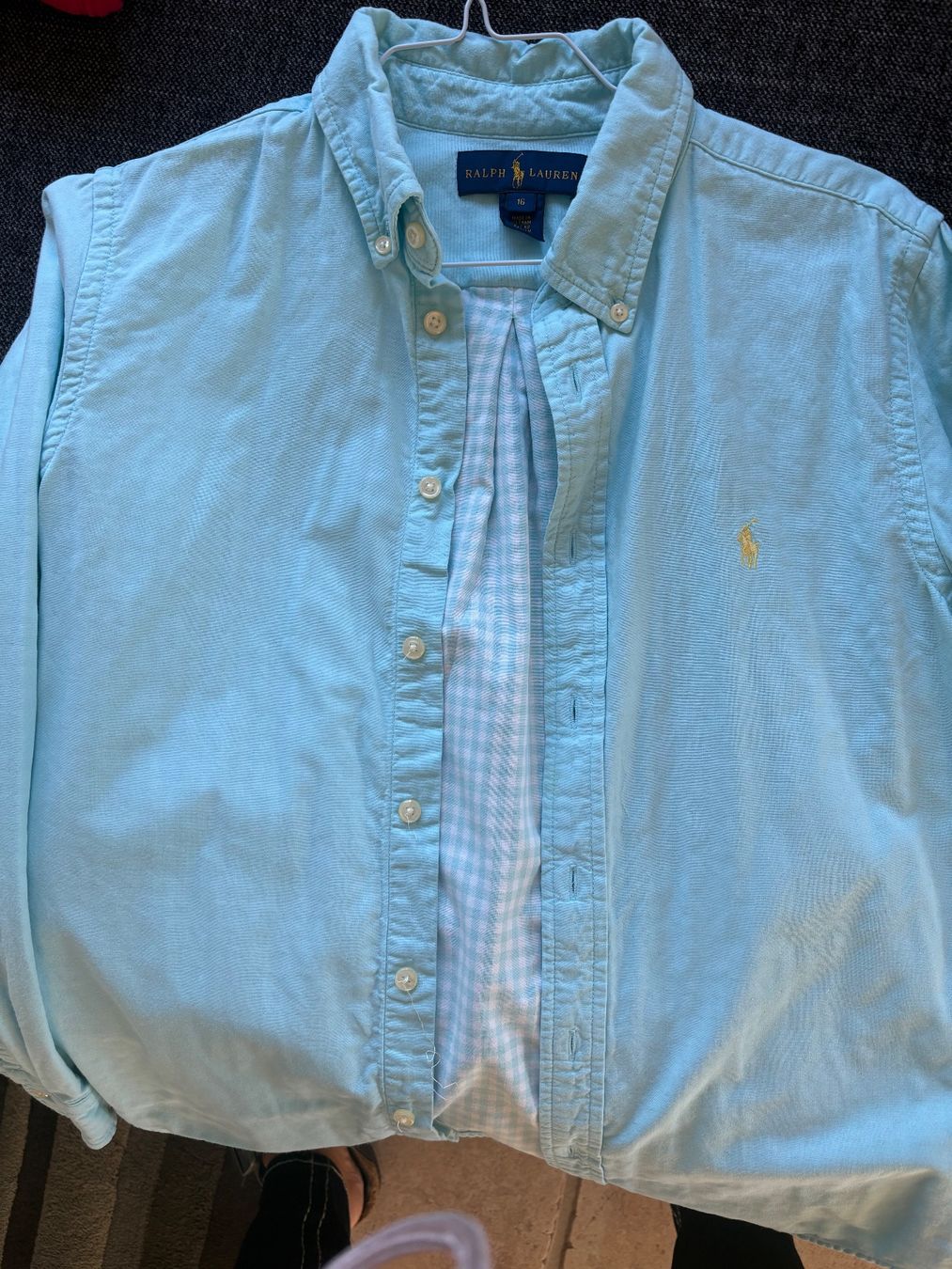 Ralph Lauren Hemden, T-Shirts & Polos: Ralph Lauren Hemd hellblau Grösse 152 – Gebraucht aus Buchs ZH von gavvier 1