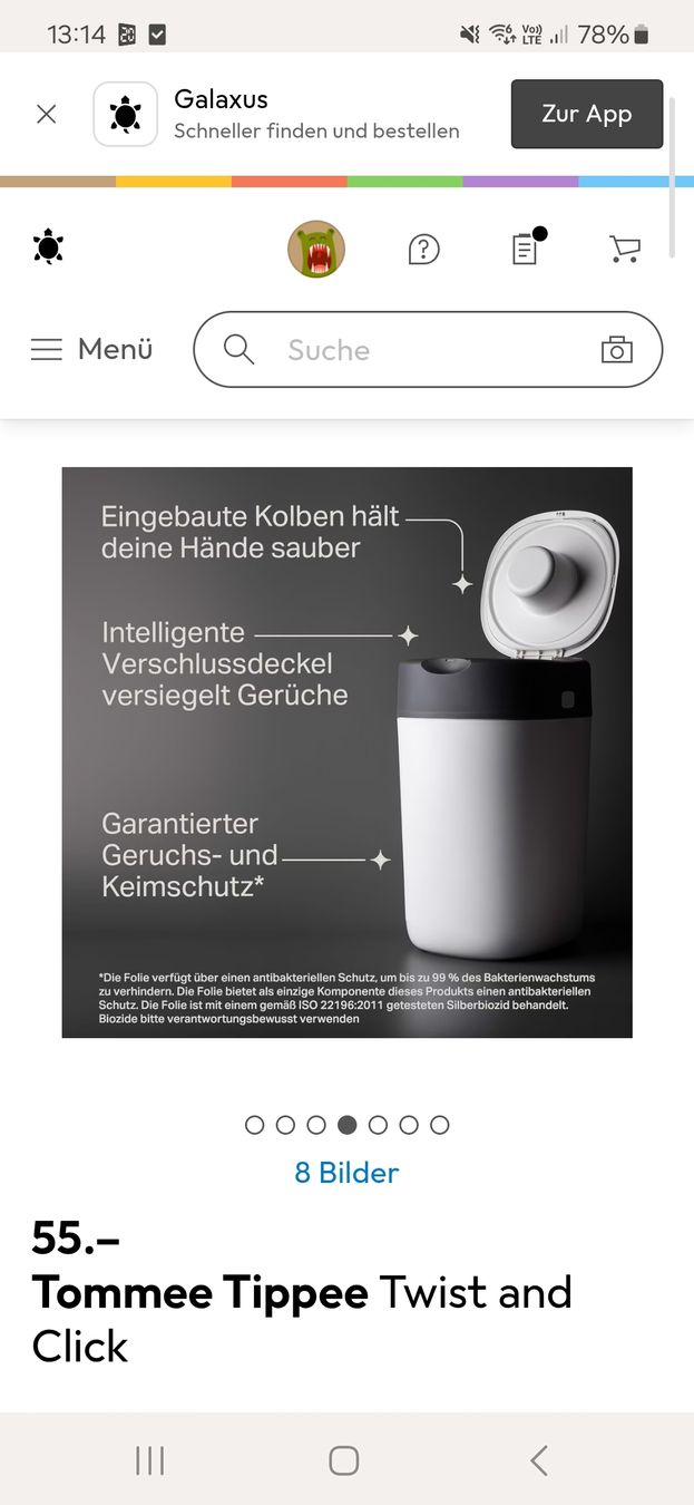 Autres articles pour la maison: Tommee Tippee Windeleimer – Neuf (Voir description) à Wallenwil par Alain2010