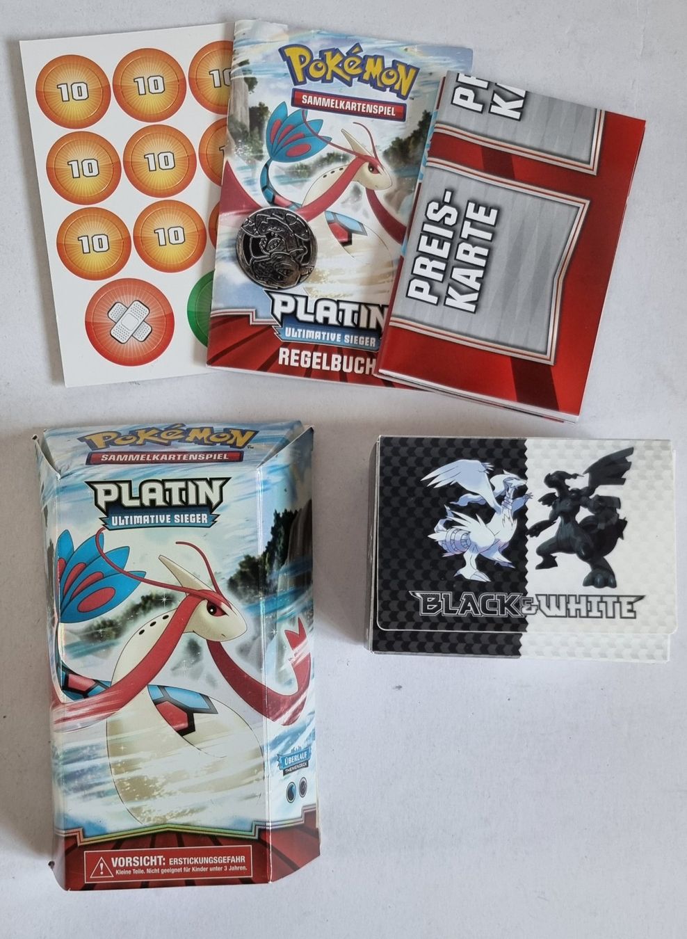 Pokémon Carte collezionabili: Pokémon Platin Ultimative Sieger Theme Deck - Überlauf – Nuovo (secondo la descrizione) da Kleindöttingen venduto da G-Cis