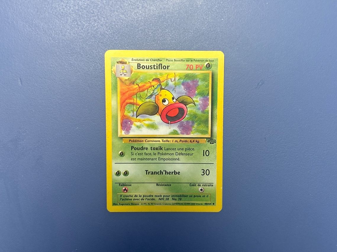 Pokémon Carte collezionabili: Boustiflor (Jungle) 48/64 FR – Usato da Schlieren venduto da happymerchant64
