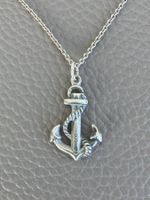 ⚓️ Hübscher Anker Kettenanhänger echt Silber 835, Charm