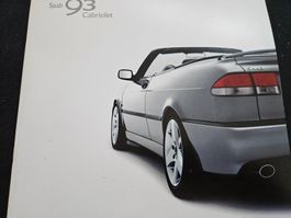 Saab 93 Cabriolet Prospekt 2001 xx