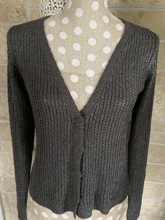 Exklusive Nile Strickjacke Gr. XS/S, in Anthrazit *neu*