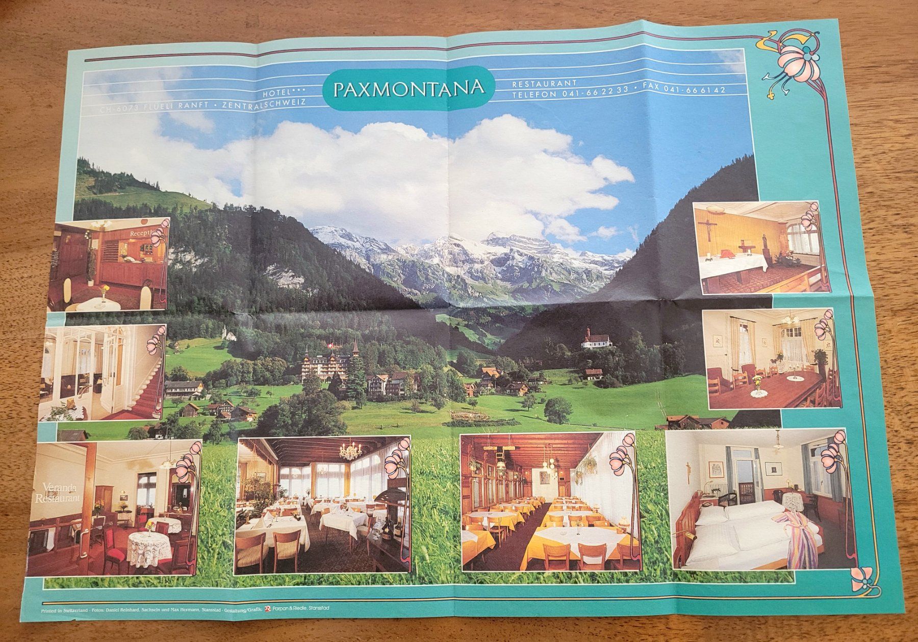 Set di tavolo e panche: Schweiz- u. Vinschgau-Nostalgie Restaurant-Tischsets – Usato da Oberuzwil venduto da rtr_wp6m 5