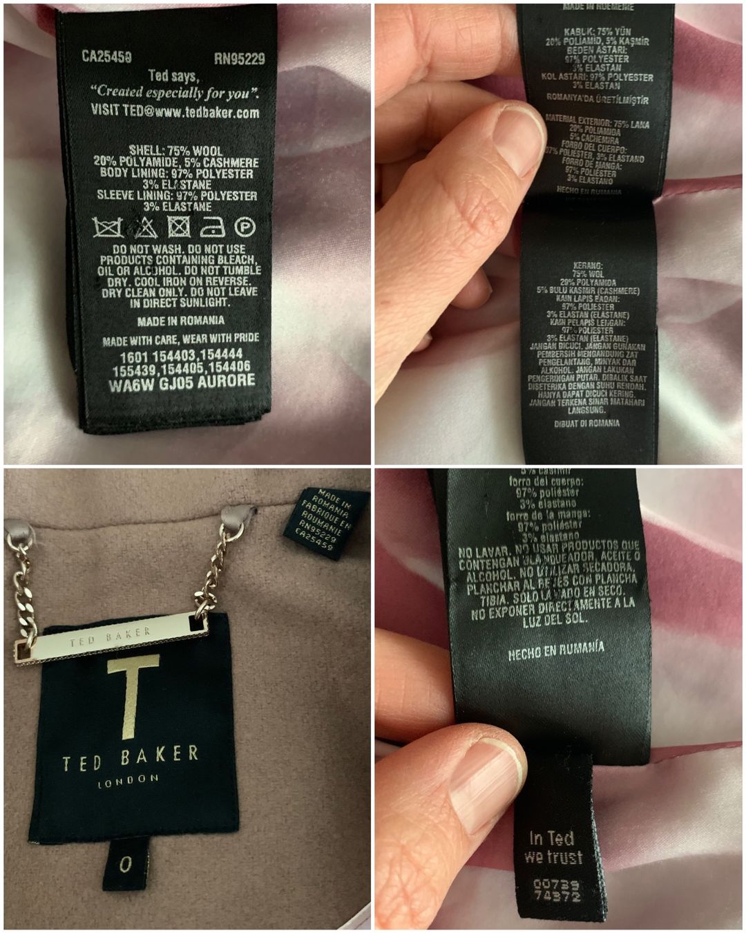 Cappotti: TED BAKER Winter coat XS/34 – Usato da Zürich venduto da Angela_Fashion_Lover 9