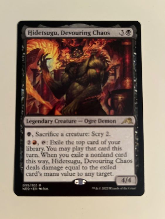 1 x Hidetsugu Devouring Chaos - Magic: The Gathering - MtG (Gebraucht ...