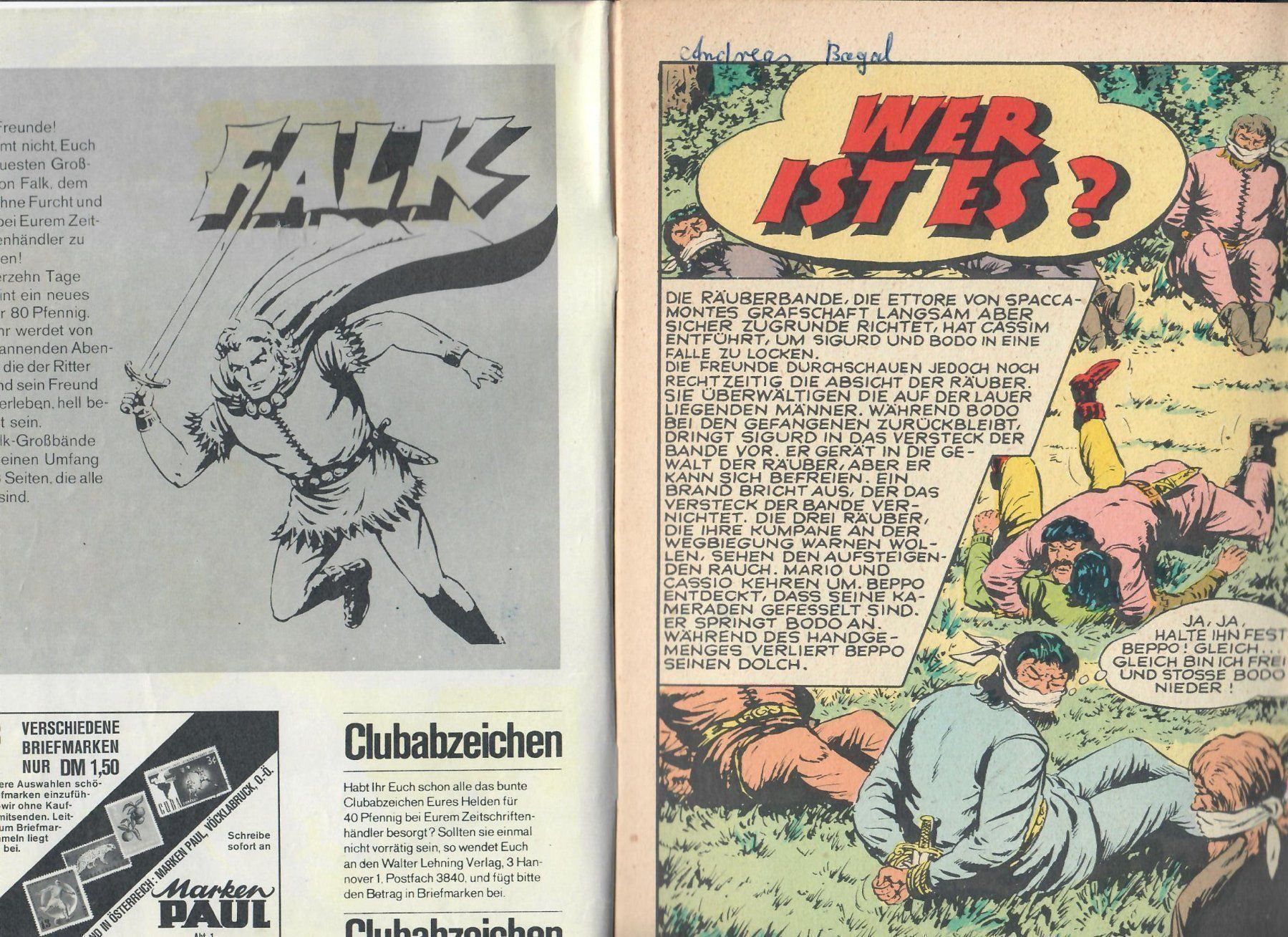 Fumetti: Sigurd Grossband Nr.216 Original Lehning – Usato da Bern venduto da Saxeton 1