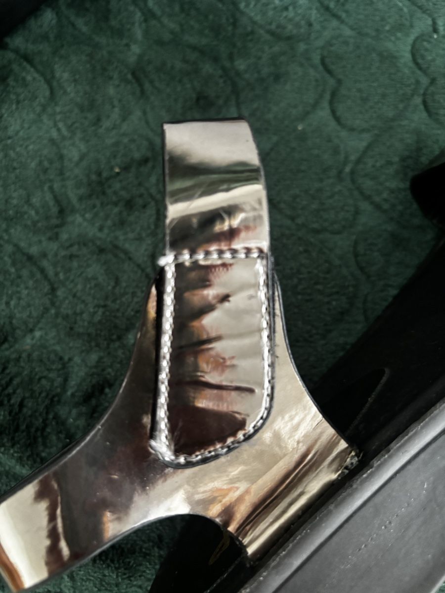 Scarpe da donna: Sandals Harajuku C.S.&T.&P. silver platform size 39 – Usato da Zürich venduto da cla_v6hx 6
