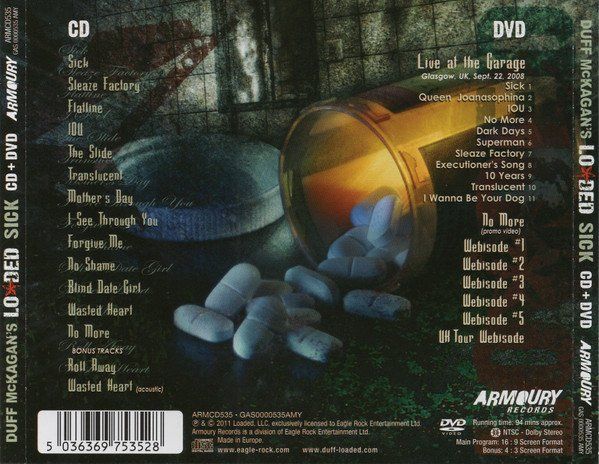CD: Duff McKagan's Loaded – Sick CD+DVD – Usato da Gingins venduto da Demonseed 1