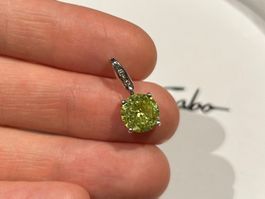 Thomas Sabo Charm Anhänger hellgrüner Stein - Zirkonia 💚