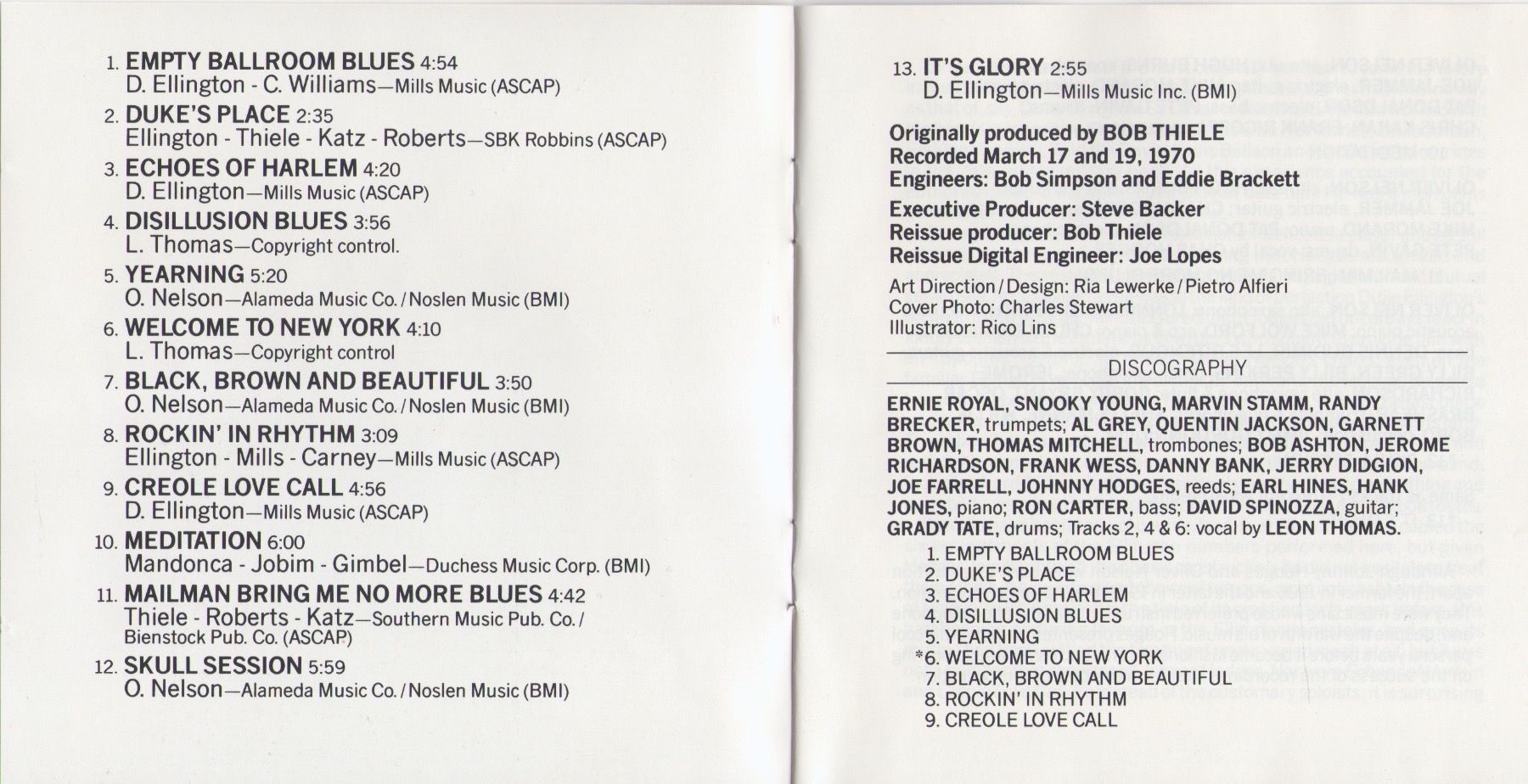 CDs: OLIVER NELSON - BLACK, BROWN AND BEAUTIFUL – Gebraucht aus Lausanne von sbar224 2