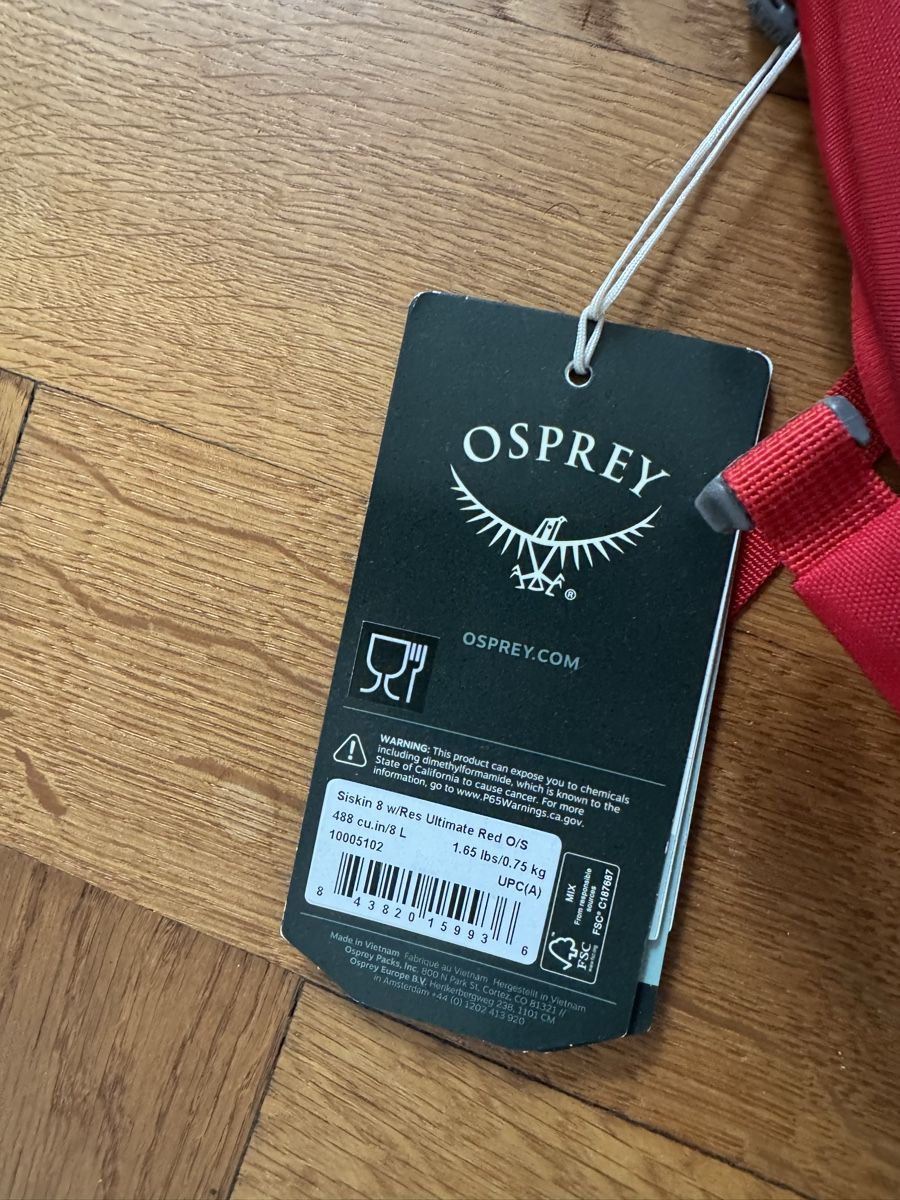 Osprey Rucksäcke: Osprey Wanderrucksack Siskin 8 neu – Neu und originalverpackt aus Zürich von cme_w7xd 1