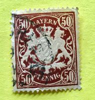 Briefmarken aus Bayern Wappen  gestempelt  ﻿