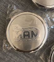 MAM Leichtmetallräder Felgen Deckel Silber 4Stk 70mm