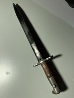 Schweizer Bajonett Modell 1918 mit Scheide gebrauchter Zusta