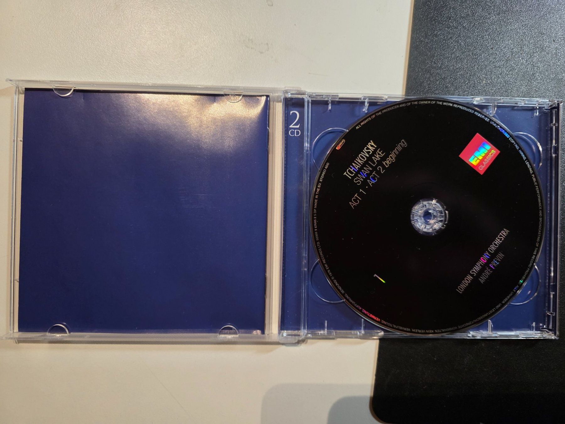 CDs: Doppel CD- Tchaikovsky - Swan Lake - André Previn – Gebraucht aus Walterswil BE von Lonitti 2