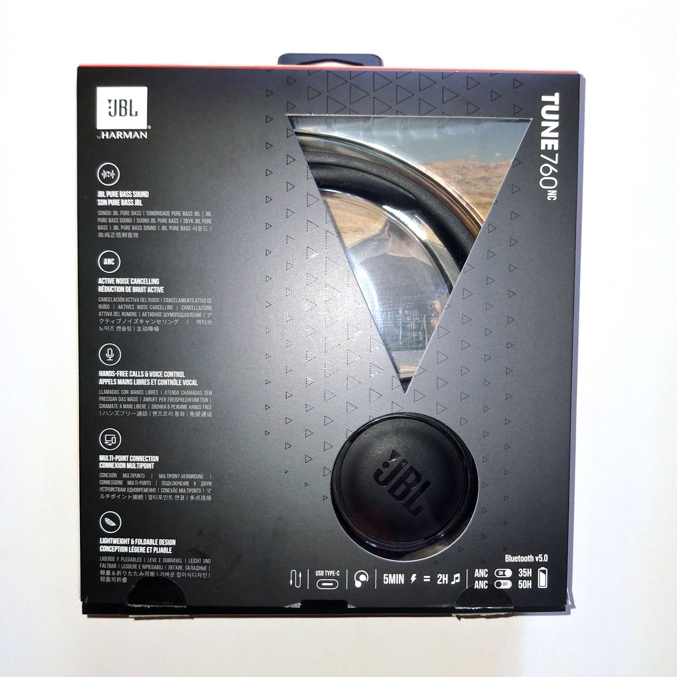 JBL Cuffie: JBL TUNE 760NC Over-Ear Kopfhörer Schwarz – Usato da Remetschwil venduto da Aristophanes 1