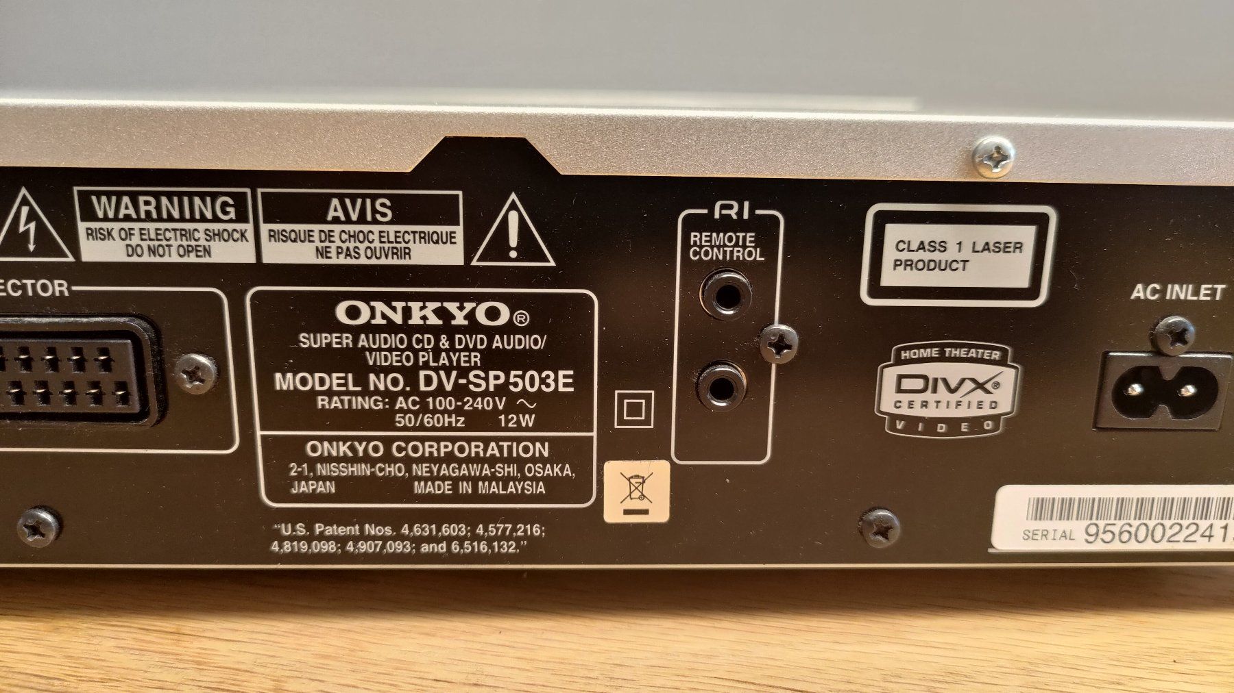 Onkyo Multimediaplayer & Streamer: CD/DVD-Player ONKYO DV-SP503E – Gebraucht aus Basel von langga9 5