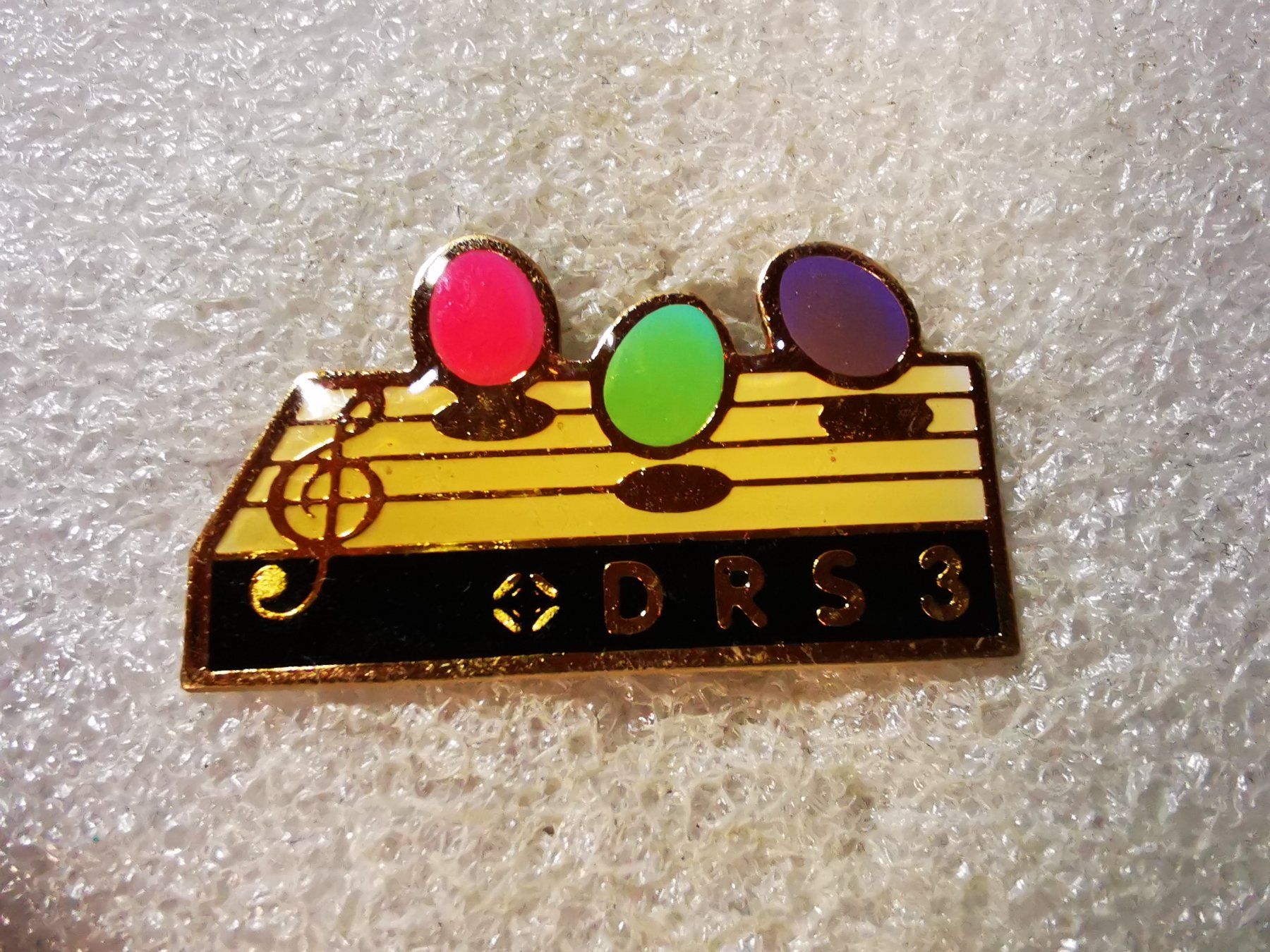 Placchette & Badge: Ansteckpin 95: DRS 3 – Usato da Oppligen venduto da Pin-Fall-Shop