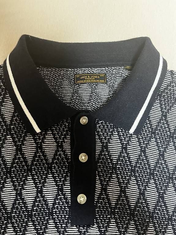 Polos: Jack & Jones Premium Strick-Poloshirt  – D'occasion à Rheinau par Orcas 1