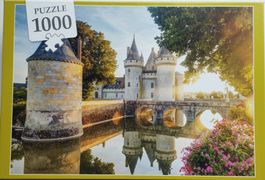 1000 Puzzle Aldi. Schloss Sully-Sur-Loire, Frankreich