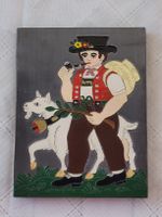 🇨🇭 Original Emil Fässler Bauernmalerei 1985 signiert 