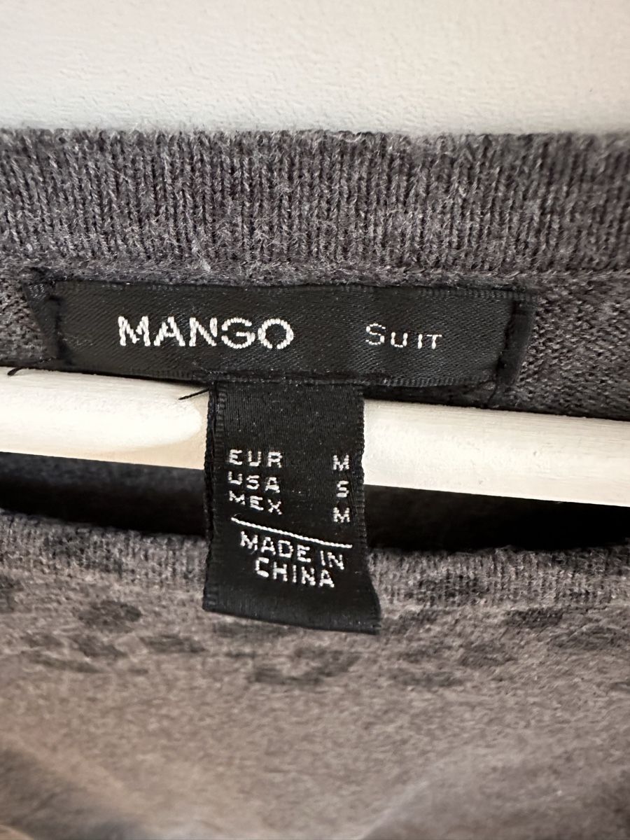 Mango Vestiti: Stylish Grey Leopard Print Mango Dress Gr. S – Usato da Horgen venduto da ger_2y92 1