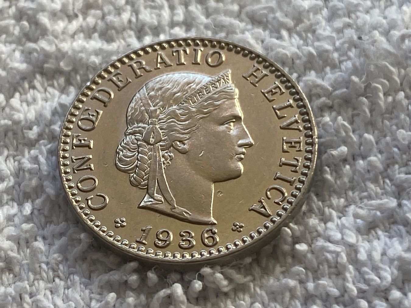 Toutes les monnaies: 20 centimes/rappen 1936 – D'occasion à Nyon par Ilmi09