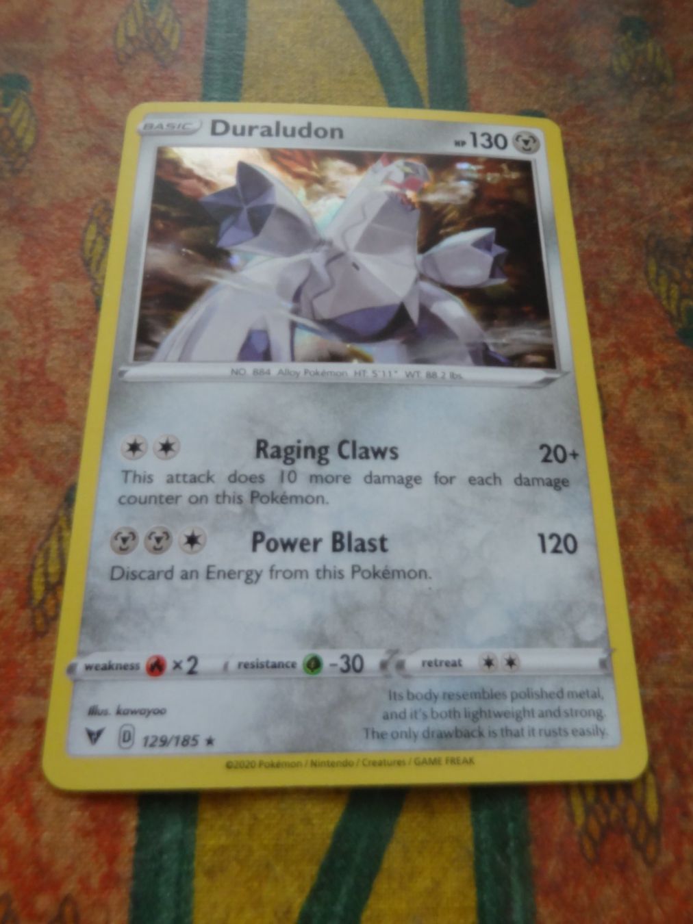 Pokémon Carte collezionabili: POKEMON  Duraludon   D  129/185  HP130  2020 – Usato da Romanel-sur-Lausanne venduto da Swift13