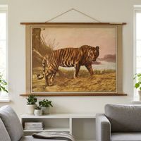 Schulwandbild „Tiger“ (Felis tigris) – Antonio Vallardi Edit